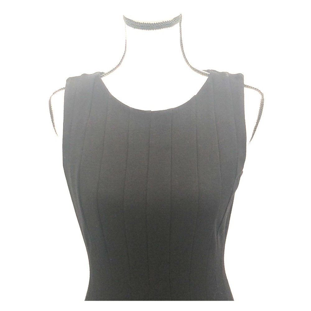 Calvin Klein black pleated dress size 4 - Picture 2 of 8